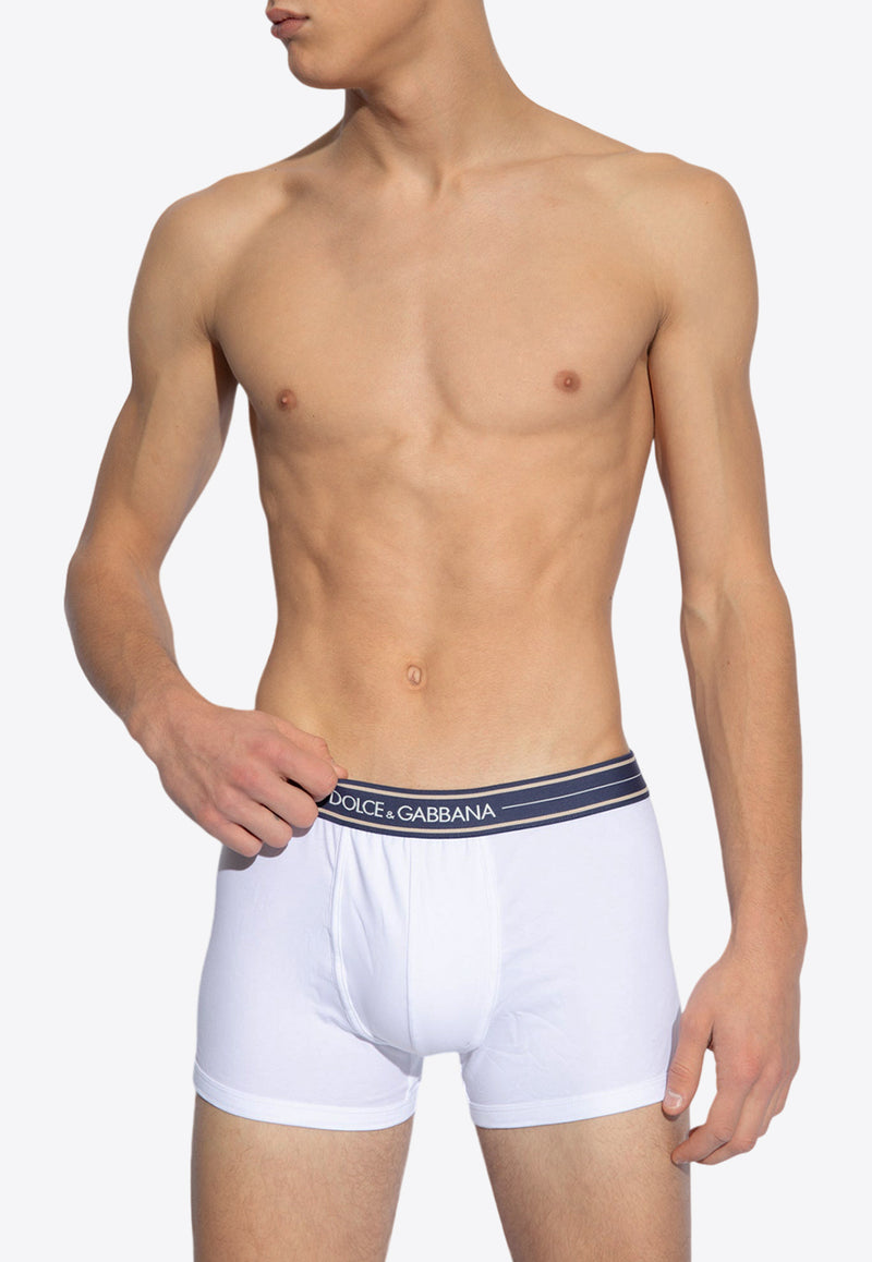 Pack of Three Branded Boxers Dolce 
Gabbana M9D78J ONP19-S9001 White