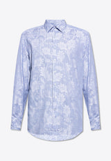 Etro Paisley-Jacquard Long-Sleeved Shirt MRIB0001 99TJ532-S8461 Blue