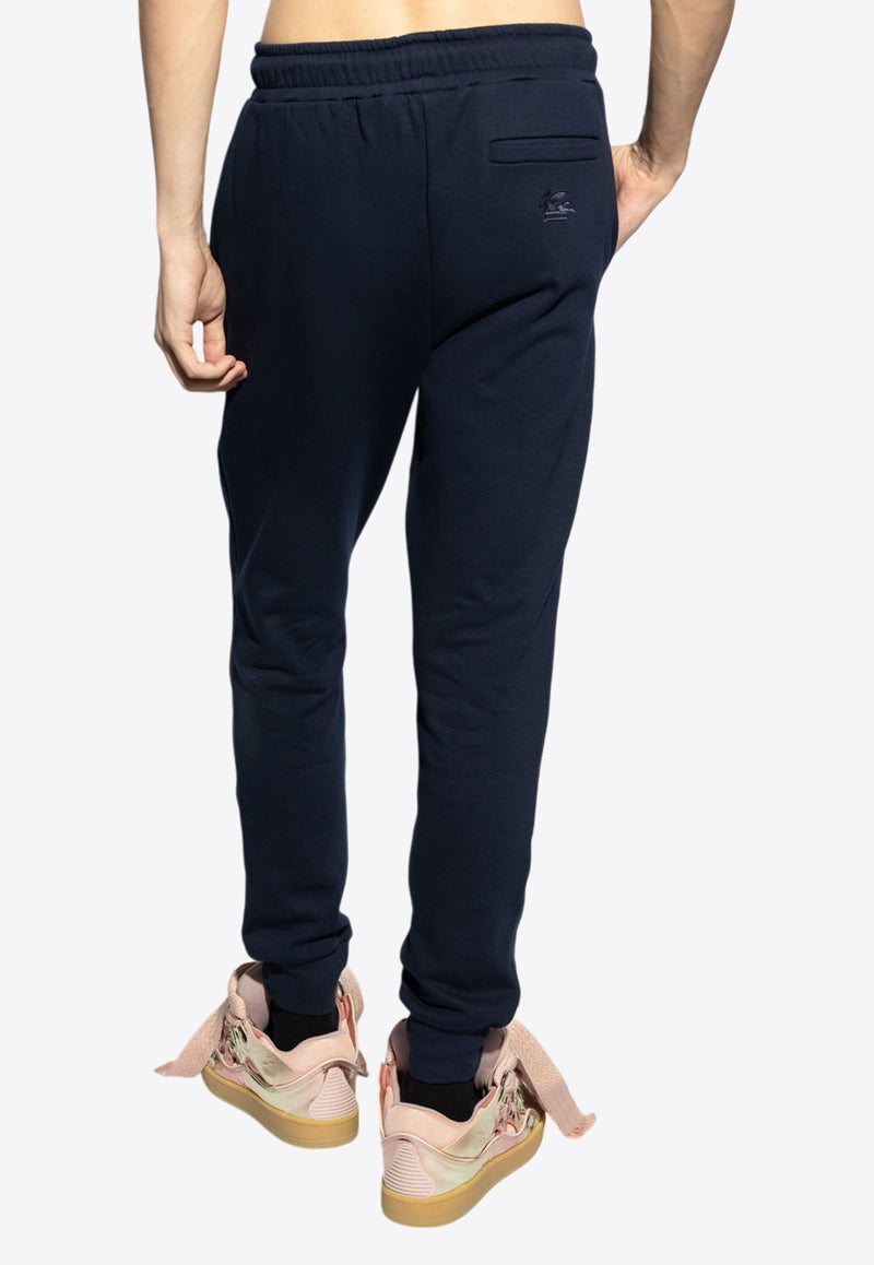 Etro Logo-Embroidered Track Pants MRMC0003 AJ258-B0387 Navy