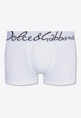 Dolce 
Gabbana Logo Waistband Boxers White M4F34J ONP20-W0800