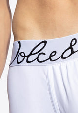 Dolce 
Gabbana Logo Waistband Boxers White M4F34J ONP20-W0800