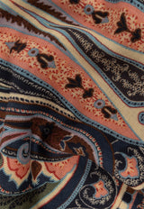 Etro Paisley Print Cashmere-Blend Scarf Multicolor WATA0005 AV489-S9000