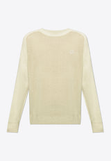 Etro Pegaso Embroidered Wool Sweater Beige MRKF0069 AL258-M0453