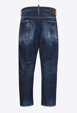 Dsquared2 Mid-Rise Straight-Leg Jeans Navy S71LB1470S30872_470