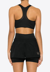 Adidas By Stella McCartney Racerback Logo Sports Bra Black IB5520_BLACK