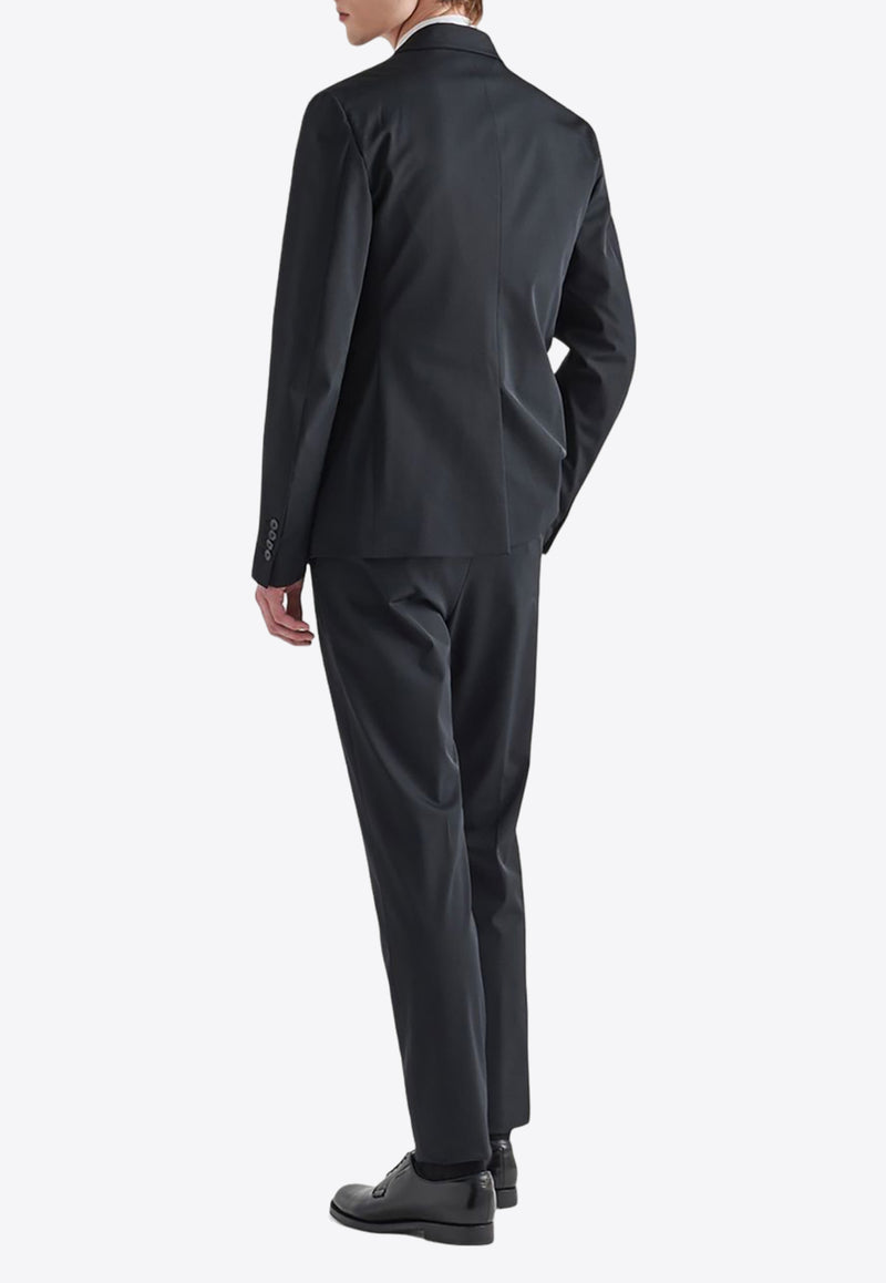 Prada Single-Breasted Techno Suit  Black UAS497S21211QL_F0002