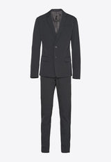 Prada Single-Breasted Techno Suit  Black UAS497S21211QL_F0002