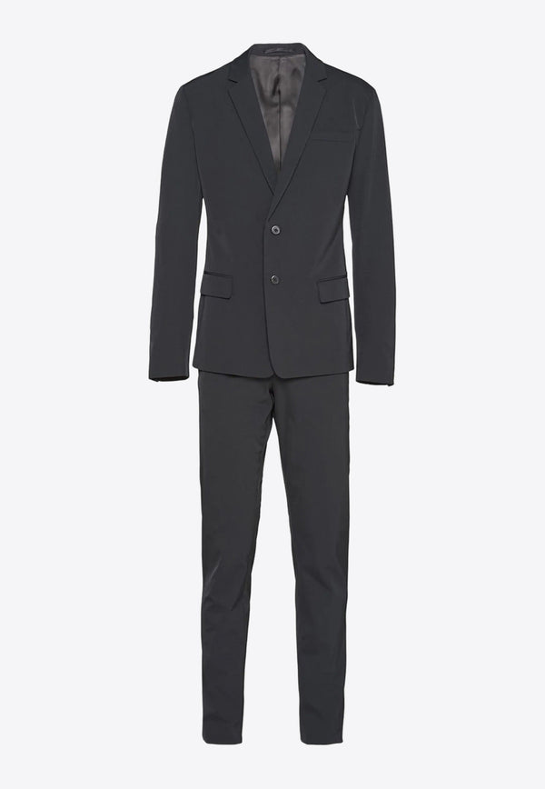 Prada Single-Breasted Techno Suit  Black UAS497S21211QL_F0002