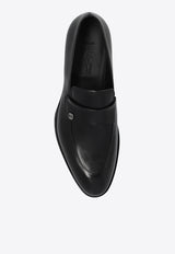 Salvatore Ferragamo Tramezza Leather Loafers Black 027957 CANTORE 776457-NERO