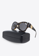 Versace Medusa Biggie Butterfly Sunglasses Gray 0VE4452 0-108 87