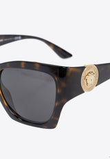 Versace Medusa Biggie Butterfly Sunglasses Gray 0VE4452 0-108 87