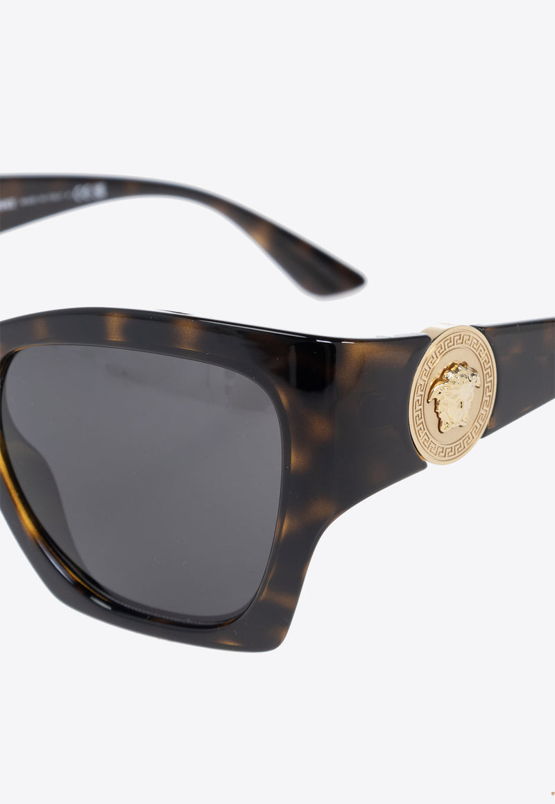 Versace Medusa Biggie Butterfly Sunglasses Gray 0VE4452 0-108 87