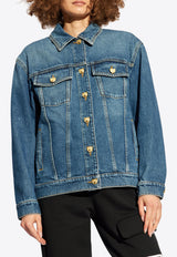 Moschino Buttoned Denim Jacket Blue 242E A0502 5522-0295