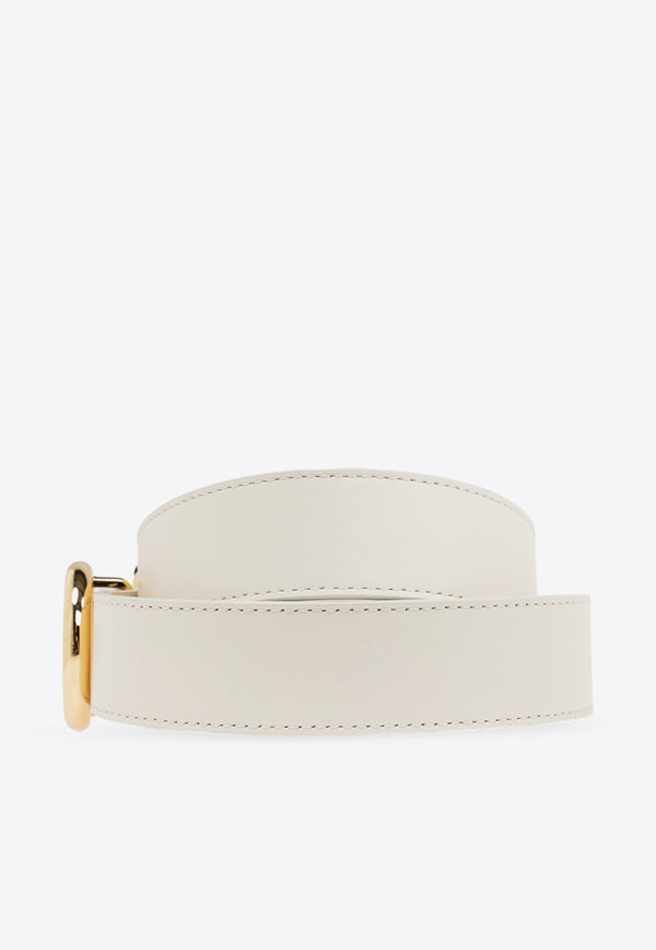 Jacquemus La ceinture Regalo Leather Belt White 241AC335 3060-113