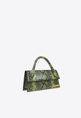 Jacquemus Python-Embossed Leather Le Chiquito Long Shoulder Bag 213BA004 3198-550