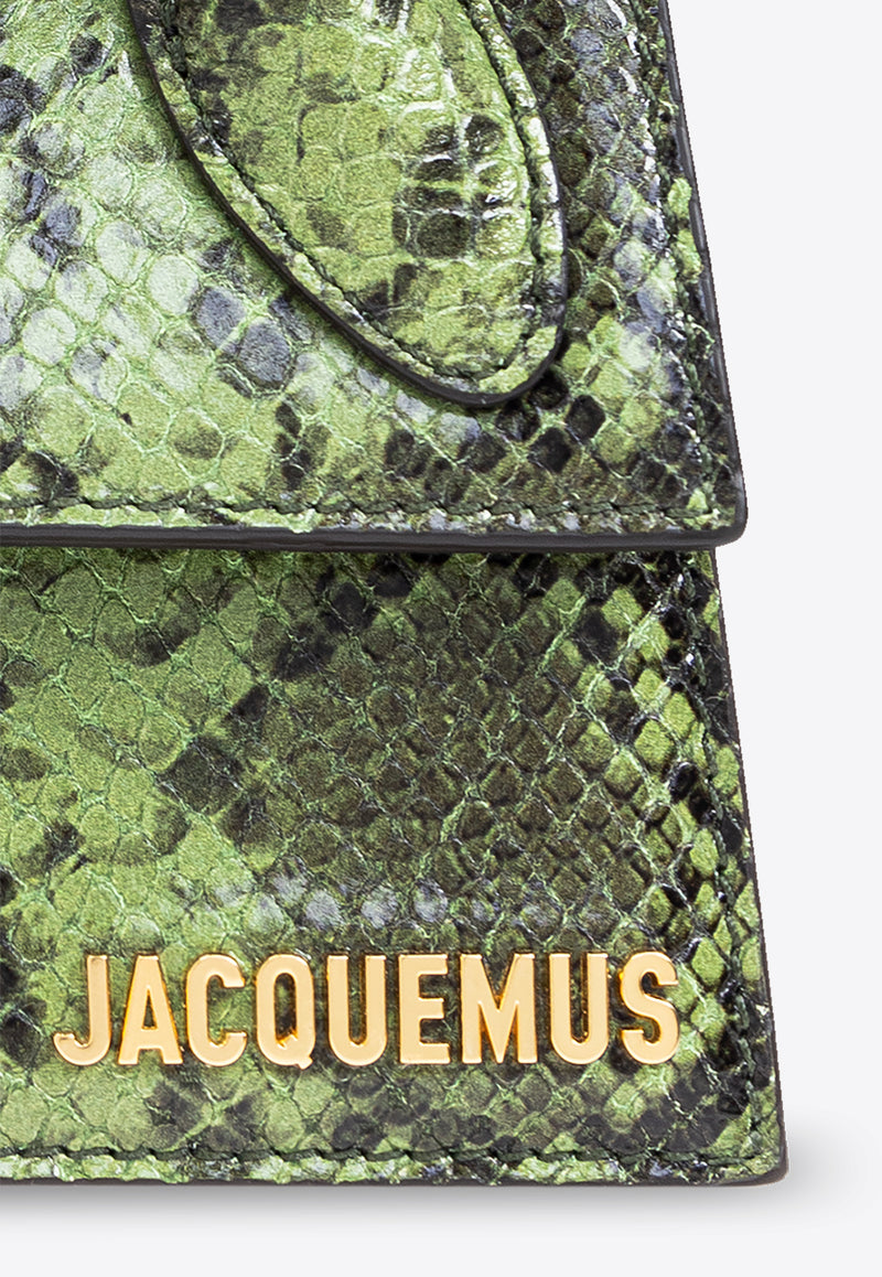 Jacquemus Python-Embossed Leather Le Chiquito Long Shoulder Bag 213BA004 3198-550