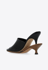 Jacquemus Les Doubles 110 Leather Mules Black 243FO160 4308-9BB