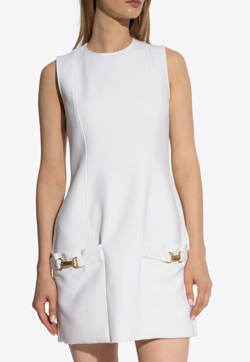 Stella McCartney Tailored Sleeveless Mini Dress White 6A0419 3EU605-9200