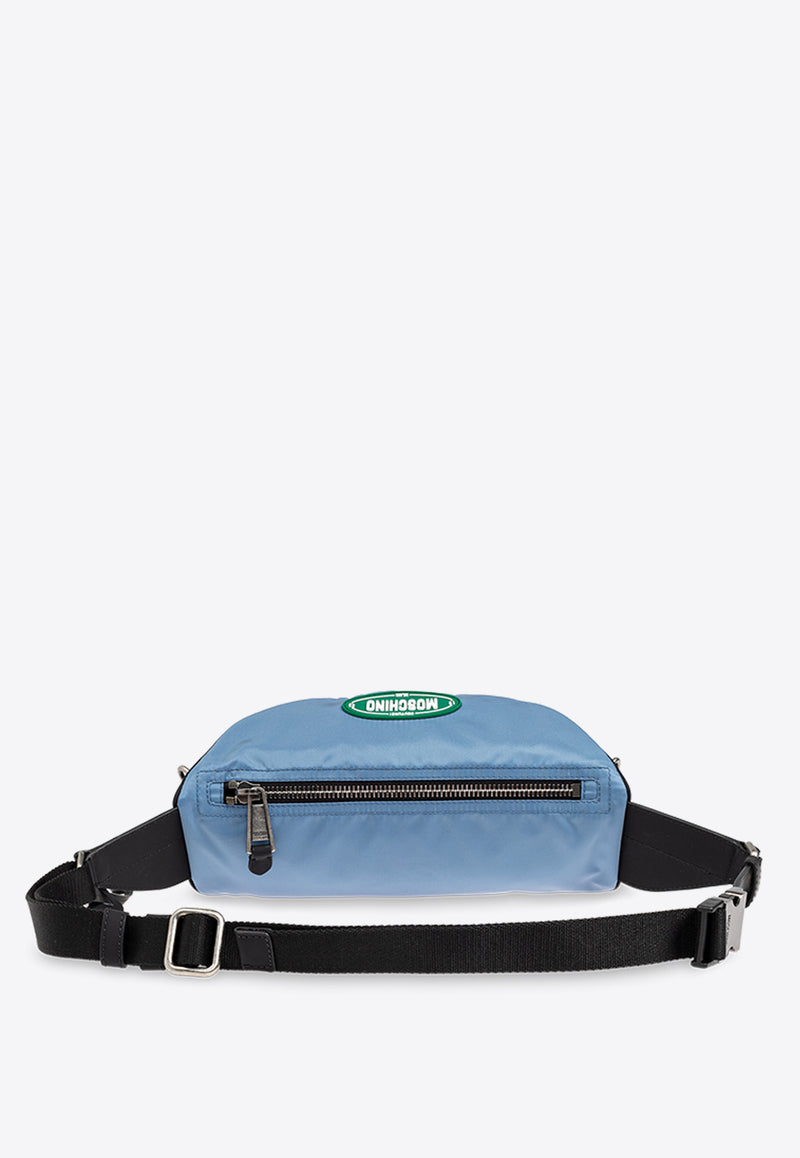 Moschino Logo Patch Belt Bag Green 242Z2 A7717 8228-2389