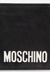 Moschino Logo Lettering Bi-Fold Wallet Black 242Z2 A8124 8015-0555