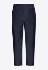 Jacquemus Le Melo Pressed-Crease Pants Blue 246PA079 1359-390