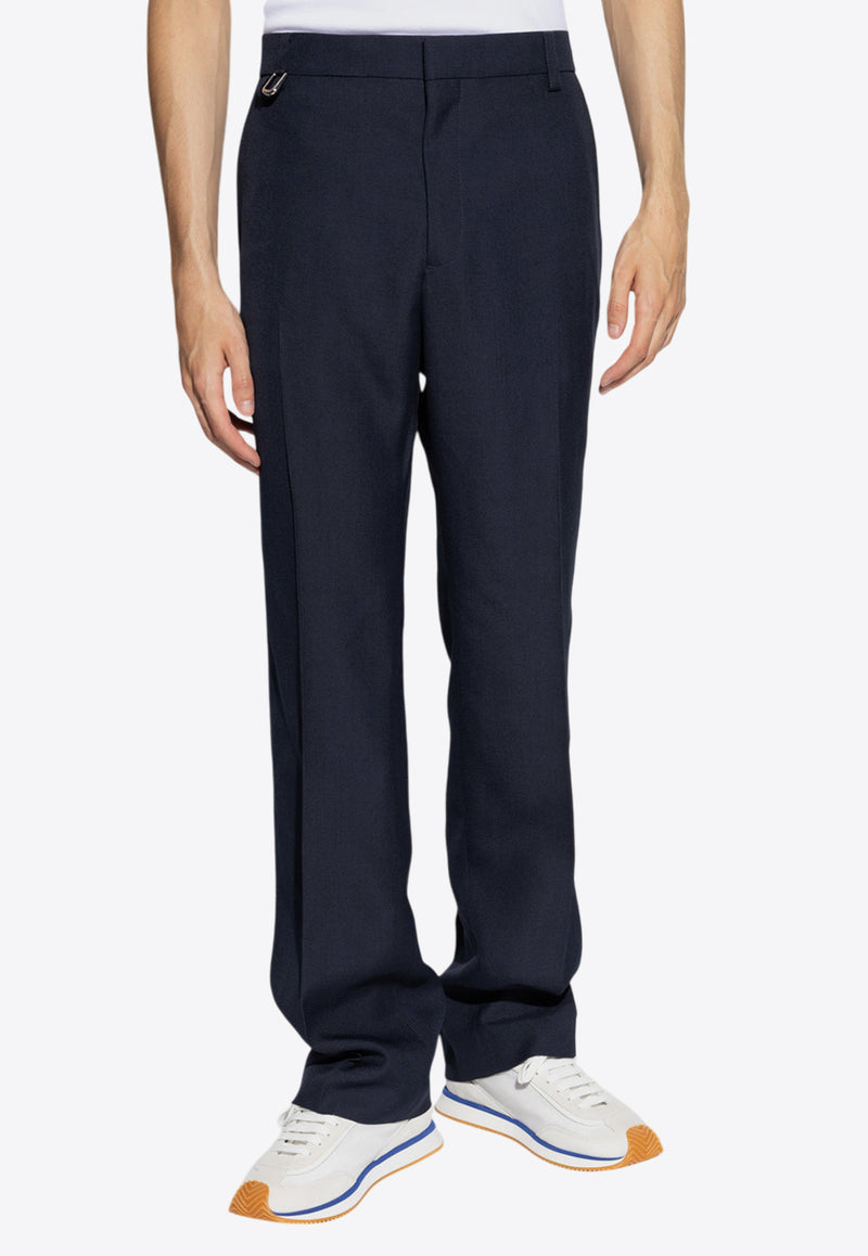 Jacquemus Le Melo Pressed-Crease Pants Blue 246PA079 1359-390