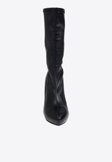 Alexander McQueen The Edge 125 Leather Ankle Boots Black 797592 WIG20-1000