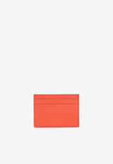 Dolce 
Gabbana Logo Tag Leather Cardholder Red BI0330 A1001-87550