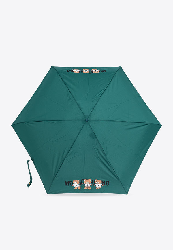 Moschino Teddy Bear Mini Umbrella Green 8425 SUPERMINIM-FOREST