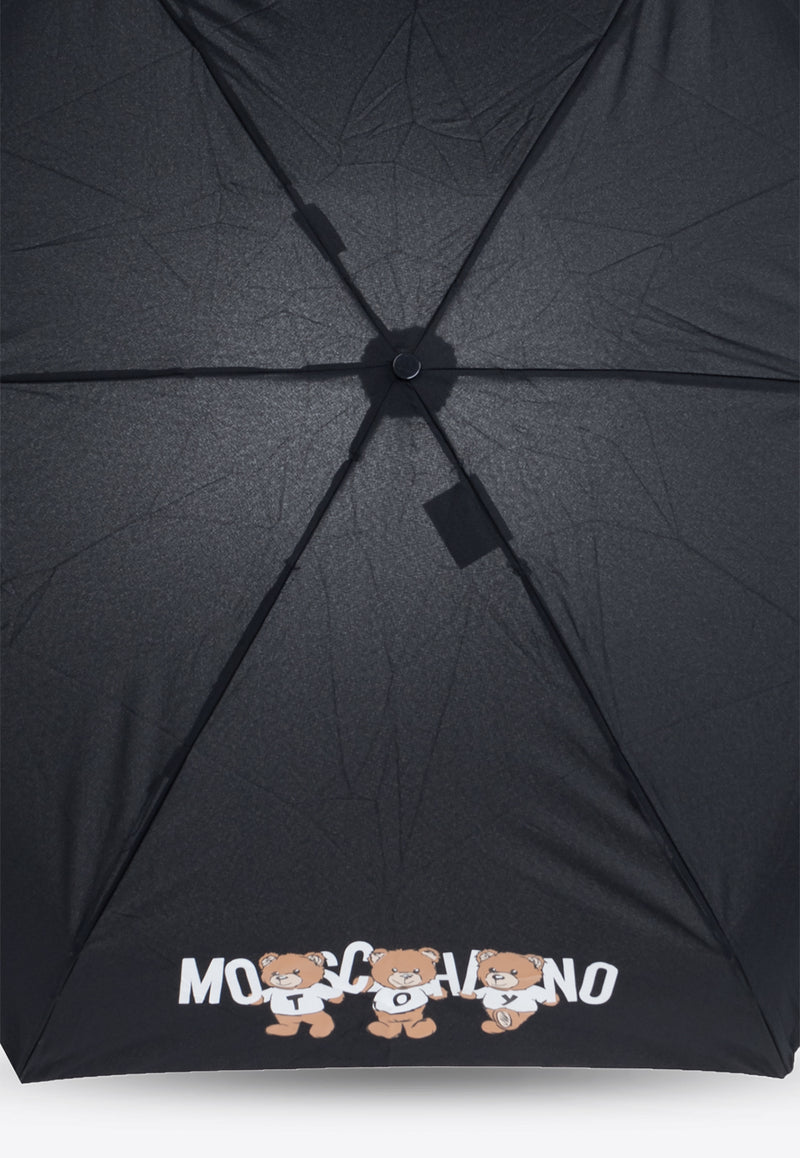 Moschino Teddy Bear Mini Umbrella Black 8425 SUPERMINIA-BLACK