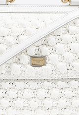 Dolce 
Gabbana Large Sicily Woven-Raffia Shoulder Bag White BB6002 AY208-89642