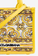 Dolce 
Gabbana Mini DG Daily Majolica Print Tote Bag Yellow BB7479 AW050-HG3OB