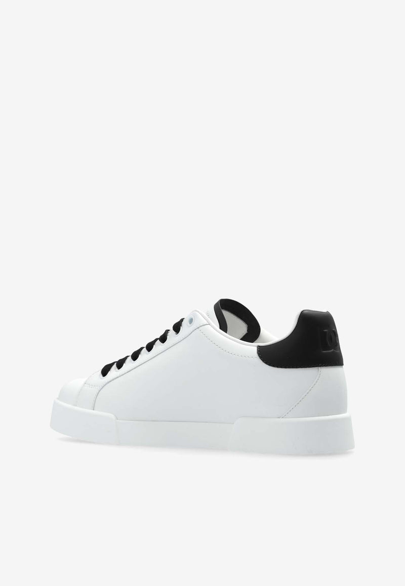 Dolce 
Gabbana Portofino Leather Low-Top Sneakers White CK2277 AV066-89697