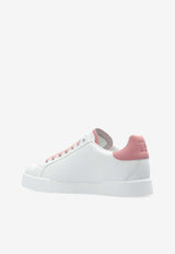 Dolce 
Gabbana Portofino Leather Low-Top Sneakers White CK2277 AV066-87587