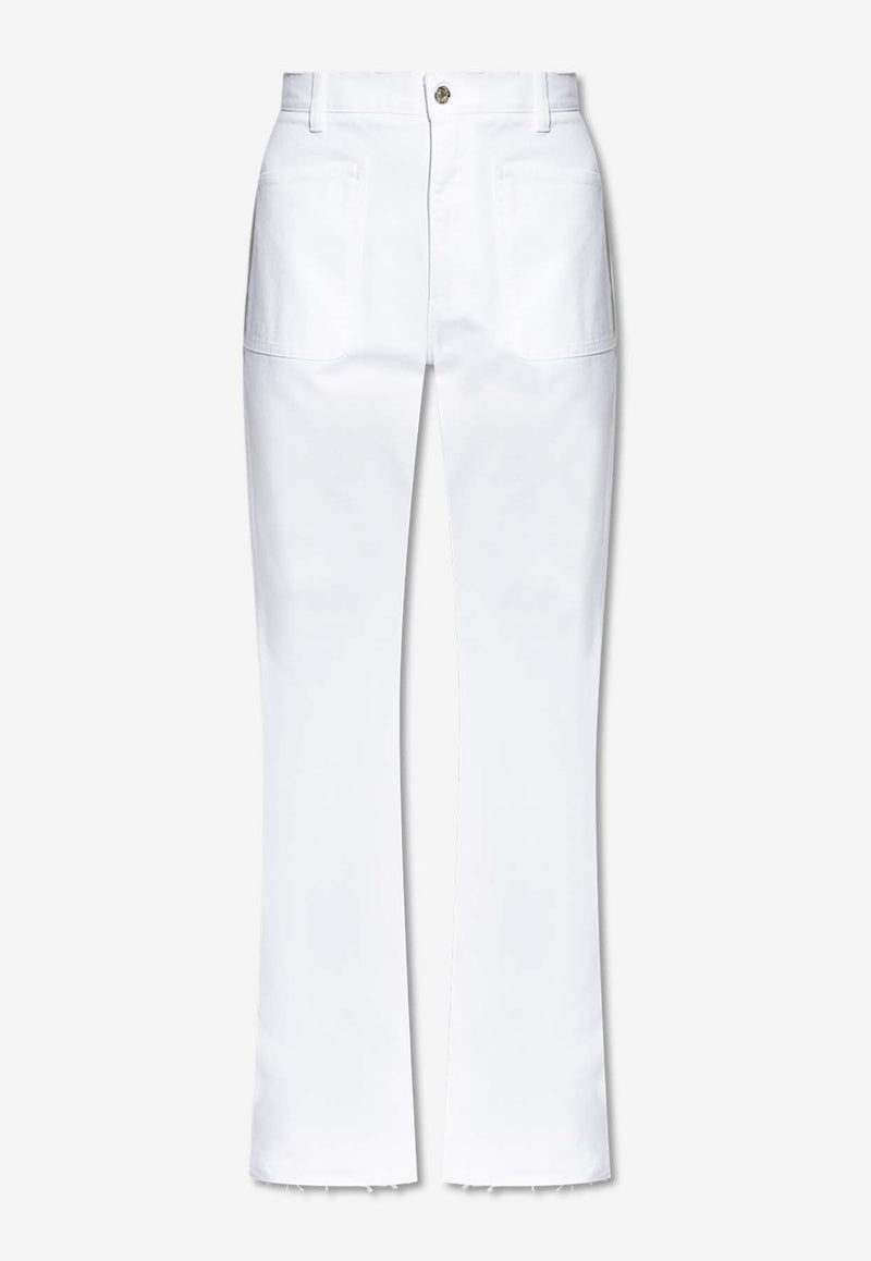 Dolce 
Gabbana High-Rise Wide-Leg Jeans White FTC5OD G8KZ4-S9001