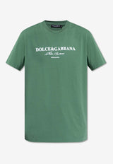 Dolce 
Gabbana Logo Print T-shirt Green G8RN8T G7NXX-S9000