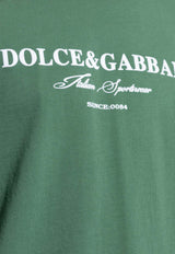 Dolce 
Gabbana Logo Print T-shirt Green G8RN8T G7NXX-S9000