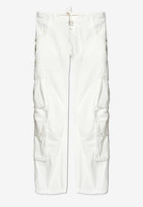 Dolce 
Gabbana Wide-Leg Cargo Pants White GV9CHT HUMQ4-W0111