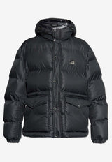 Dolce 
Gabbana Logo Plaque Down Jacket Black G9AOKT GG781-N0000