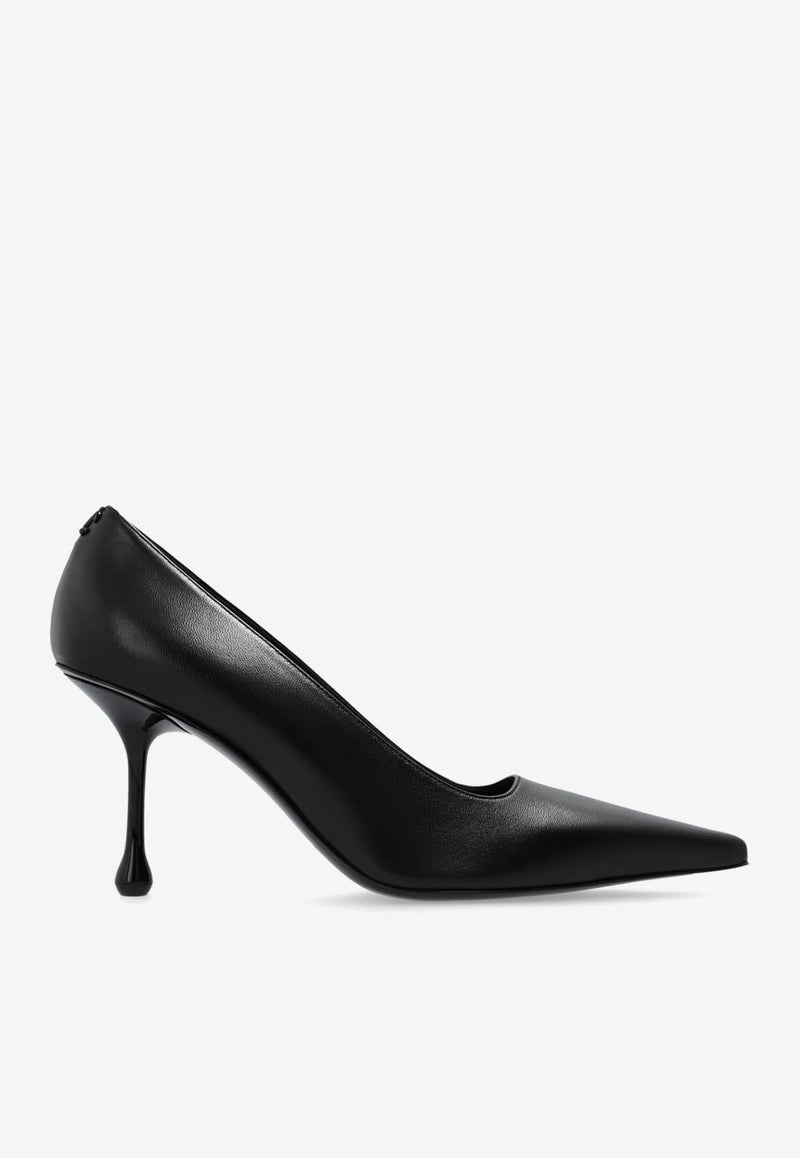 Jimmy Choo Ixia 80 Nappa Leather Pumps Black IXIA 80 NAP-BLACK