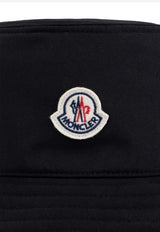 Moncler Logo Patch Bucket Hat Black J20933B00052 57843-999