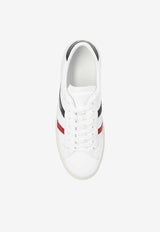 Moncler Monaco M Leather Low-Top Sneakers White J209B4M00140 M4496-001