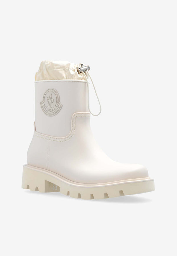 Moncler Kickstream Rain Ankle Boots White J209B4G00080 M4522-032