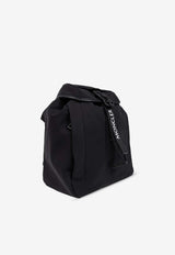 Moncler Trick Logo Print Backpack Black J209B5A00003 M3873-999