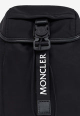 Moncler Trick Logo Print Backpack Black J209B5A00003 M3873-999