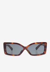 Jacquemus The Spiaggia Butterfly Sunglasses Gray JAC41C2SUN 0-0