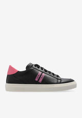 Moschino Leather Low-Top Sneakers Black MA15332G1L MFA-00A