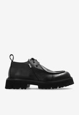 Moschino Leather Derby Shoes Black MB21014G1L GC1-00C