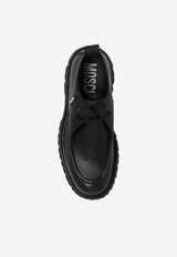 Moschino Leather Derby Shoes Black MB21014G1L GC1-00C