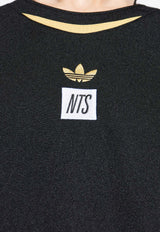 Adidas Originals X NTS Radio Logo Jersey T-shirt Black JI5068 0-BLACK